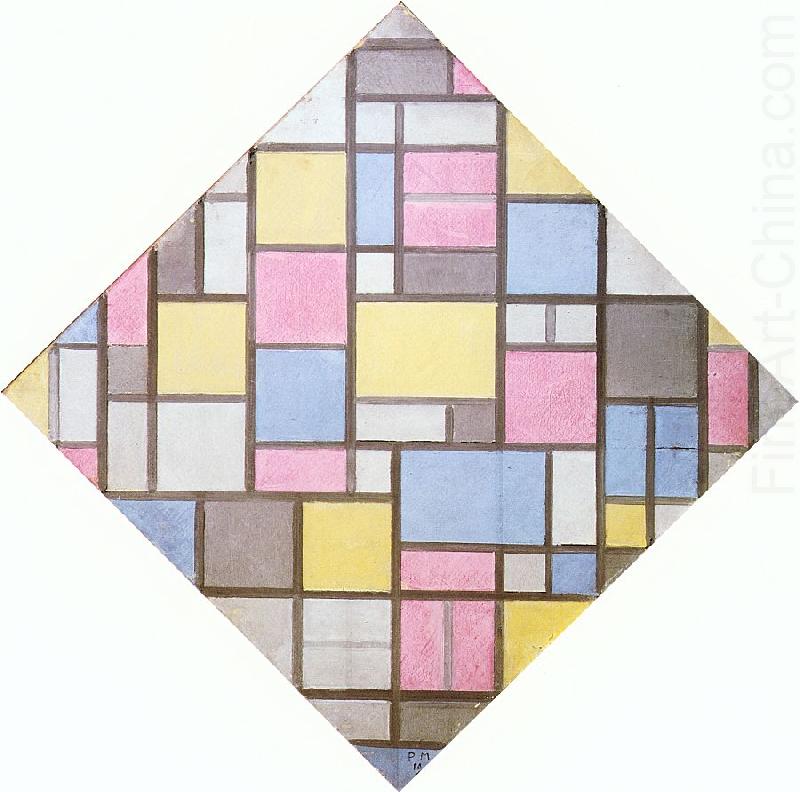 Composition with Grid VII, Piet Mondrian